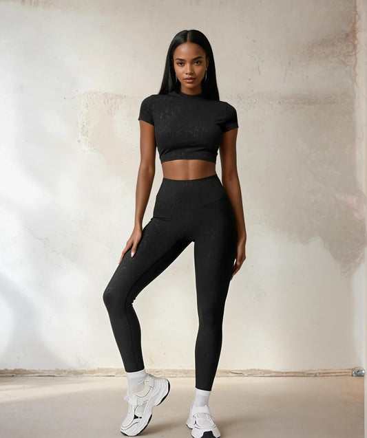 2 piece set short sleeve