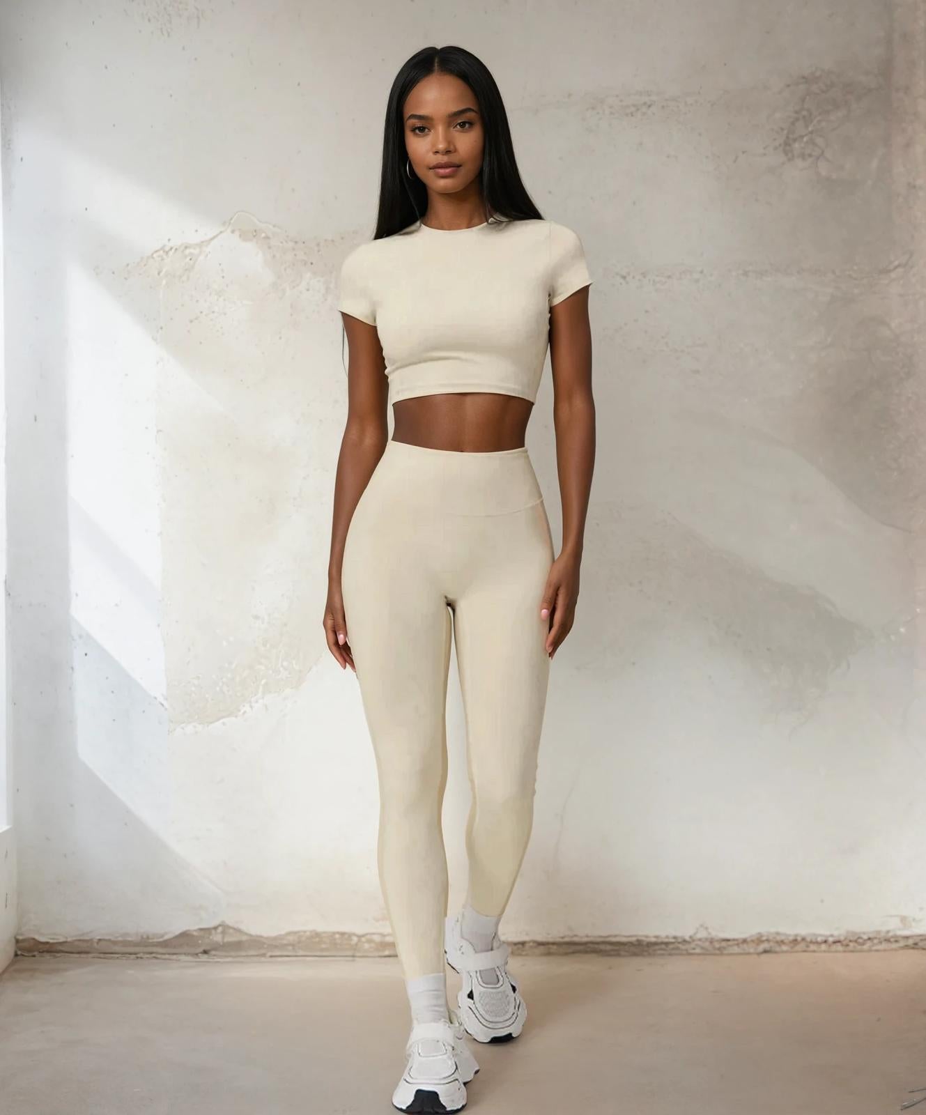 2 piece set short sleeve