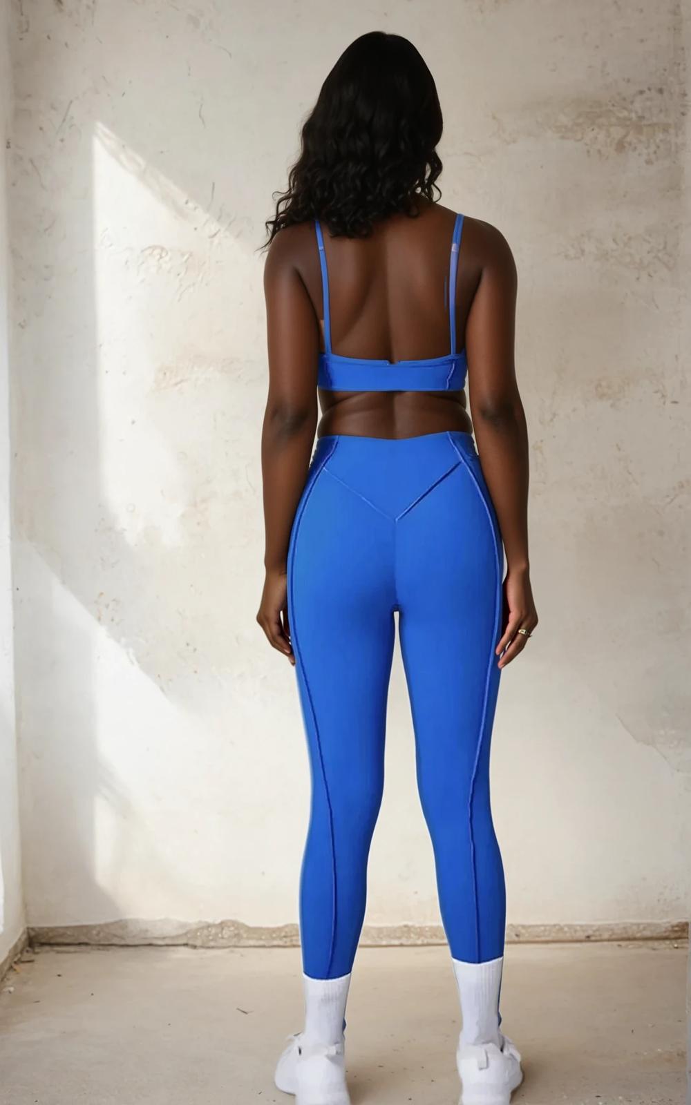 Royal blue 2piece set